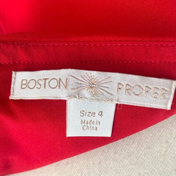 Boston Proper Red Maxi Dress - Picture 14 of 16